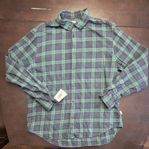 Woolrich Archive  Green and Blue Plaid Shirt Size XL